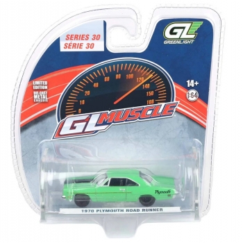 Greenlight 1:64 Plymouth Road Runner 1970 green